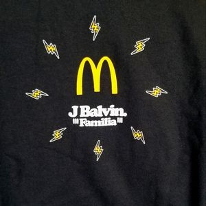 NWOT J Balvin. 'Familia' McDonald's Shirt (M, L)
